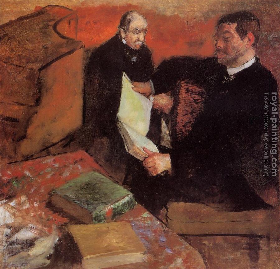 Edgar Degas : Pagan and Degas' Father